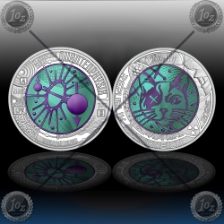 25 EVRO AVSTRIJA 2026 NIOB "Quantum Physics" BU